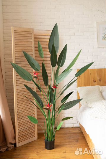 Искусственное дерево Стрелиция Николая с цветами