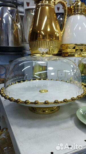 Тортовница хлебница на ножках