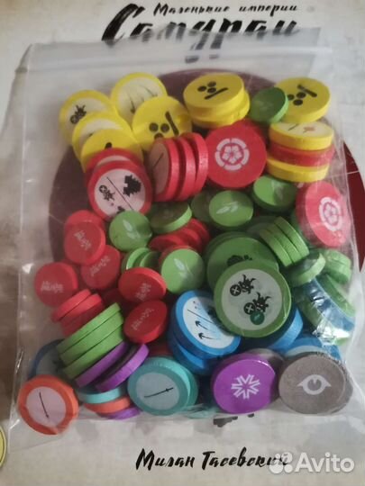 Маленькие империи. Самураи жетоны к базе