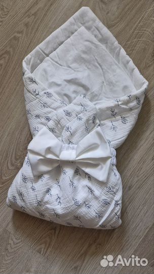 Конверт одеяло на выписку лето