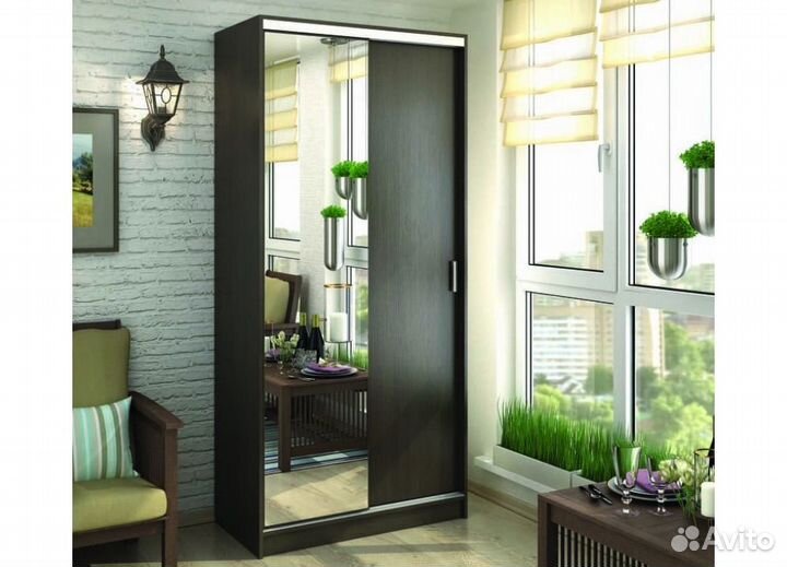 Шкаф купе Альянс 1,0 Венге