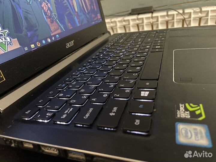 Игровой ноутбук Acer 4ядра/2видеокарты/6gb/1000gb