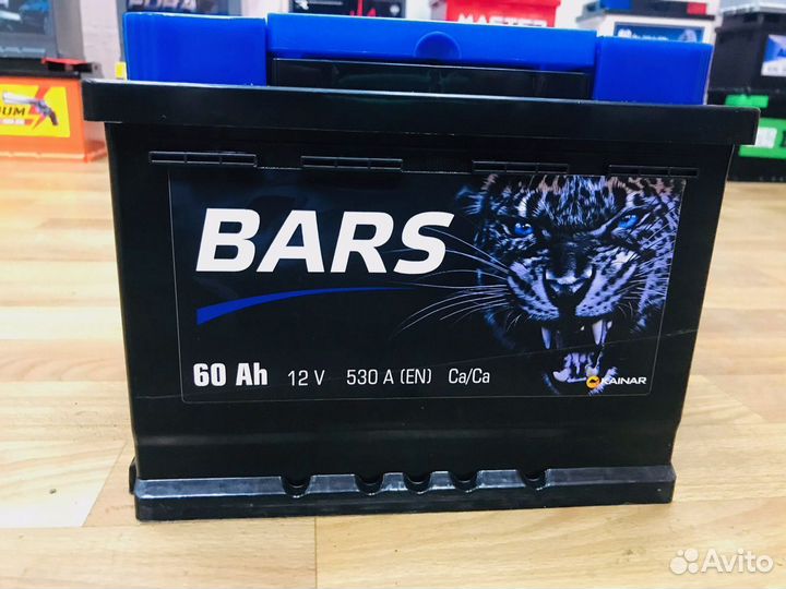 Аккумуляторы Bars Silver 60 гарантия 2 года