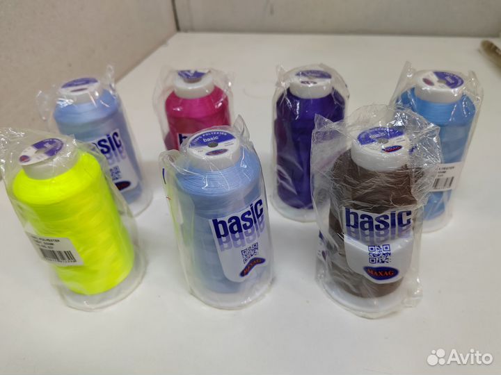 Нитки швейные текстурированные