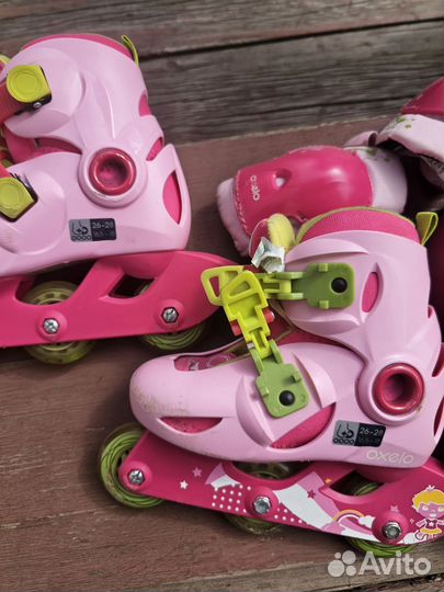 Роликовые коньки детские раздвижные