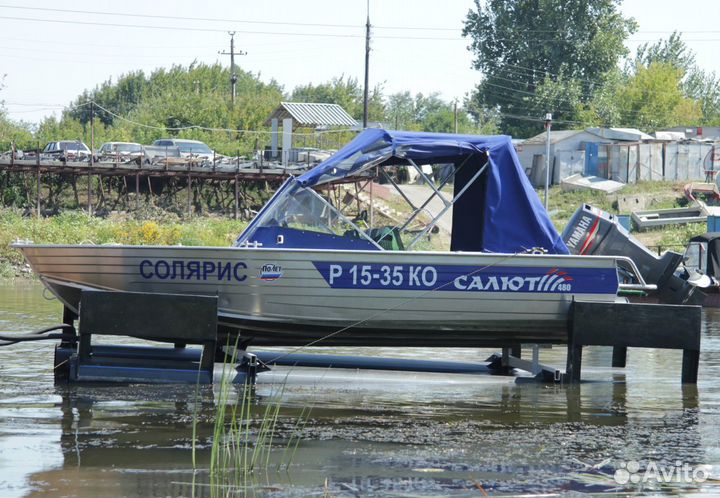 Понтон-подъемник для катеров (плавучий док)