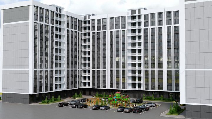 2-к. квартира, 77,2 м², 3/12 эт.