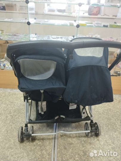 Коляска для двойни/погодок peg perego aria twin