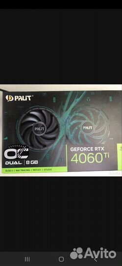 Rtx 4060 ti palit dual