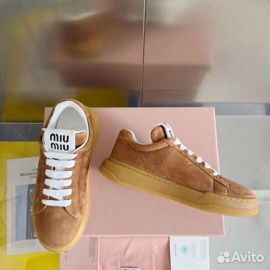 Кеды miu miu премиум женские