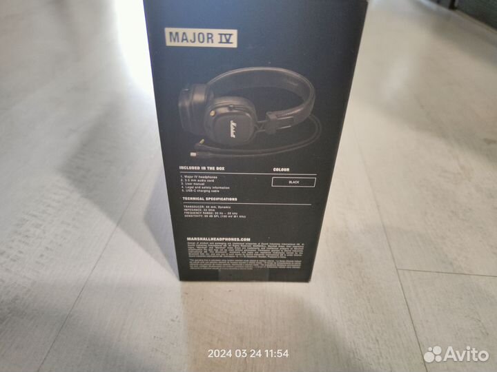 Наушники marshall major 4, новые