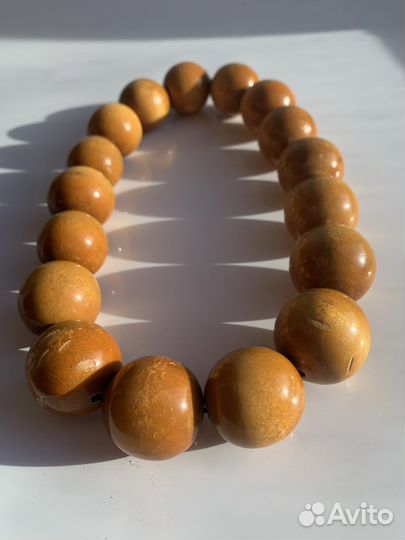 Бусы деревянные СССР