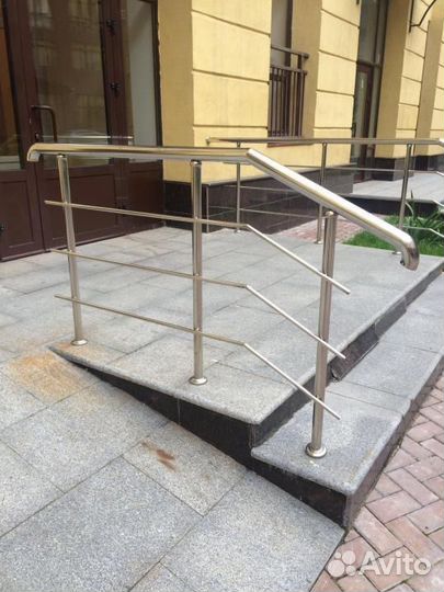 Лестница ограждение нержавейка