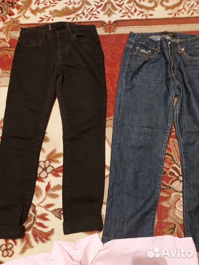 Вещи пакетом джинсы и тд для девушки 44-46