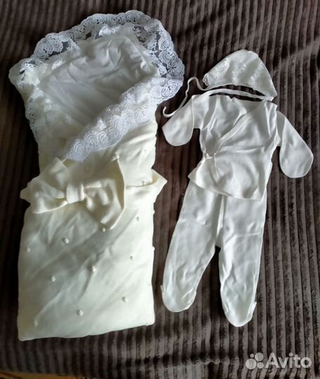 Конверт одеяло на выписку осень