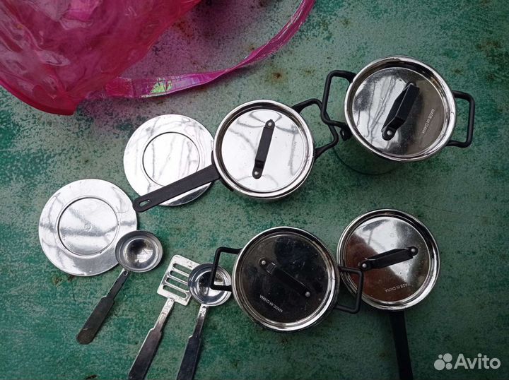 Детская посуда в рюкзачке