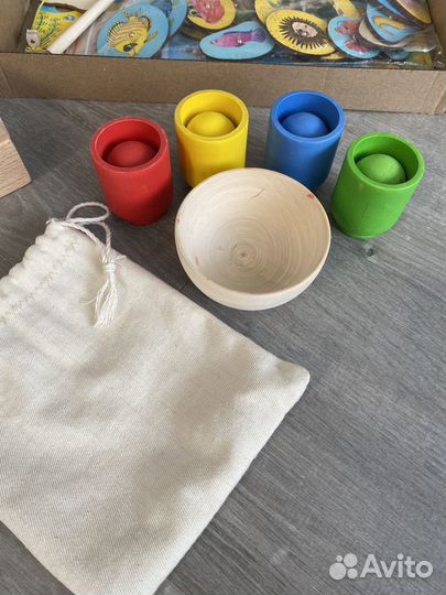 Набор развивающих игрушек Монтессори