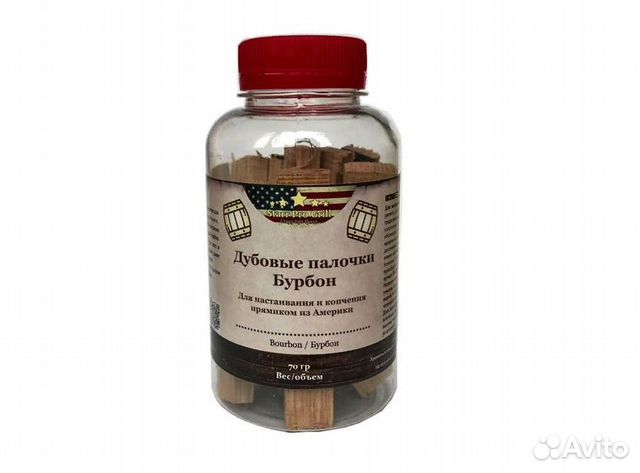 Дубовые палочки Бурбон, 70 г