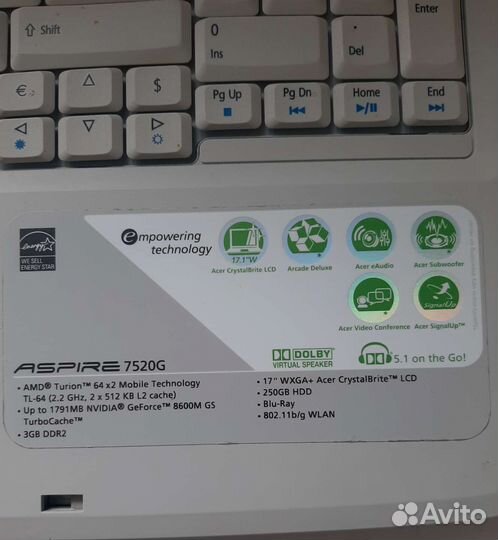 Ноутбук acer