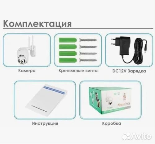 Камера видеонаблюдения wifi уличная