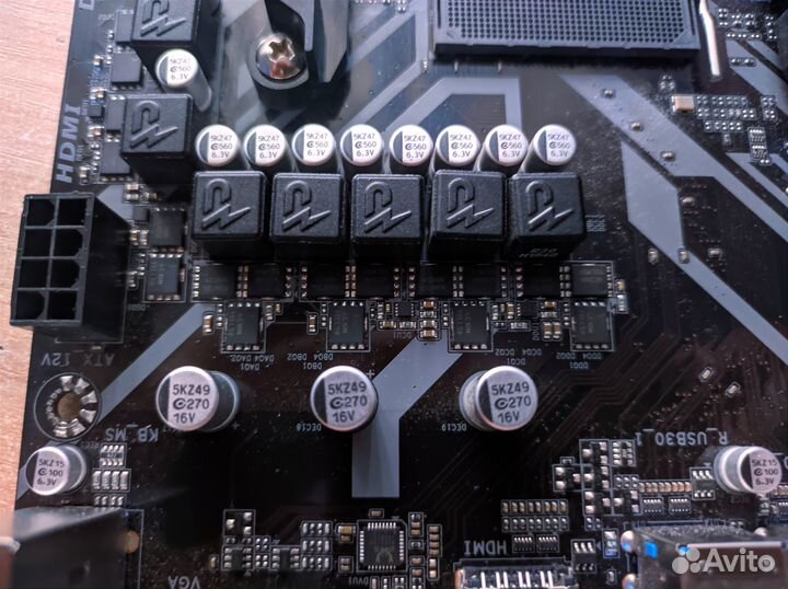 Материнская плата AMD AM4 Gigabyte B450M H