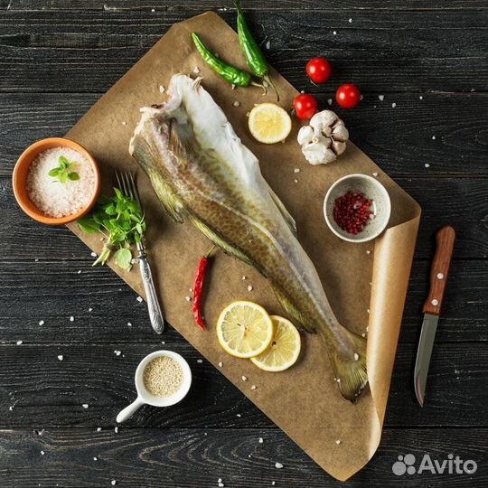 Треска свежемороженая пбг