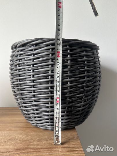 Горшок для цветов из ротанга