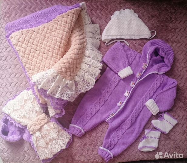 Комплект на выписку, ручная работа