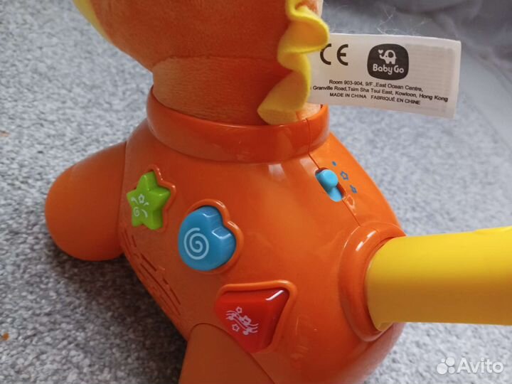 Каталка лошадка музыкальная