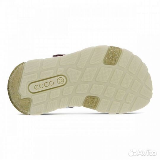 Сандалии Ecco кожаные ecco mini stride sandal (све