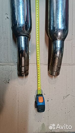 Глушители для мотоцикла классик/чоппер (хром)