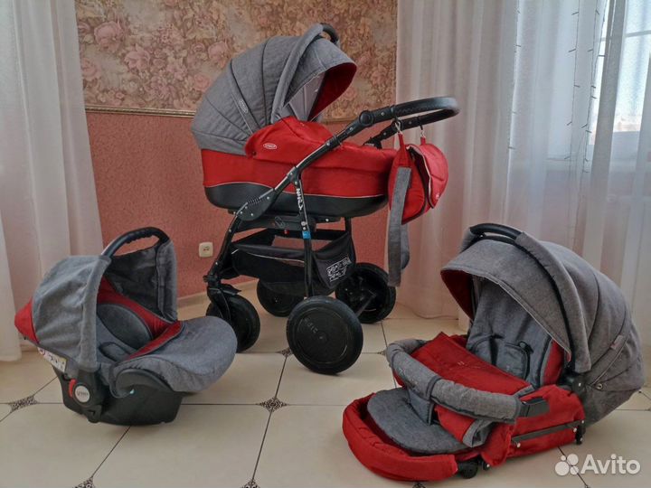 Коляска 3 в 1 zippy