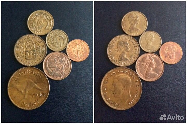 Монеты Австралии и Океании
