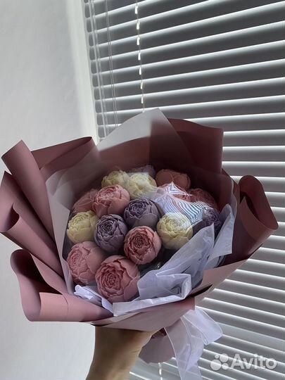 Шоколадные розы букет