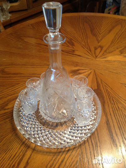 Стаканы и Фужеры хрустальные в наборе СССР