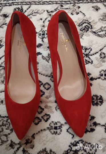 Туфли натуральная замша 39 лодочки Pierre Cardin