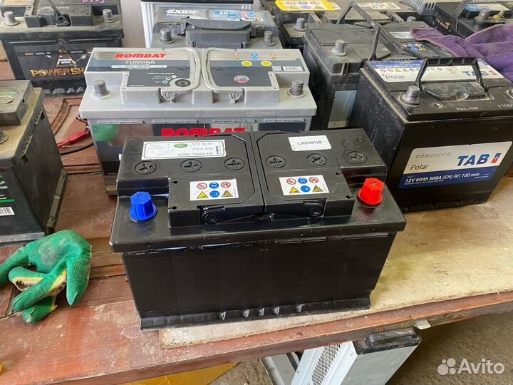 Аккумулятор бу jaguar land rover 80 varta