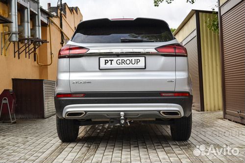 Фаркоп на Geely Atlas Pro 2021- легкосъемный шар