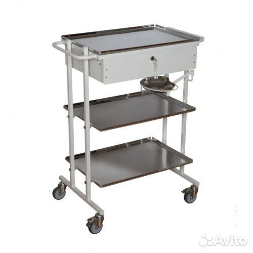 Столик манипуляционный см-3 с выдвижным ящиком