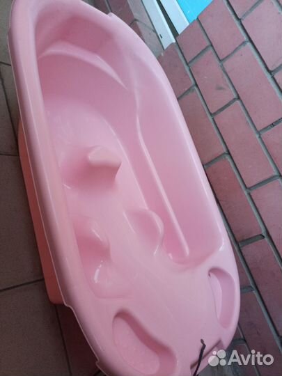 Детская ванночка с вкладкой для новорождённых