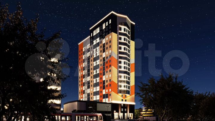 3-к. квартира, 71,5 м², 10/20 эт.