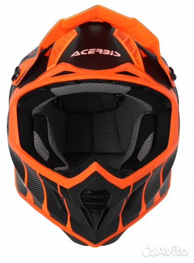 Шлем Acerbis X-track 22-06 Orange-Fluo/Black