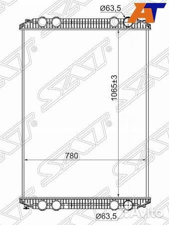 Радиатор freightliner century class