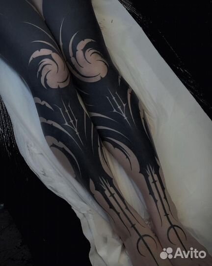 Ищу людей на похожие тату дизайны.Блэкворк.Москва