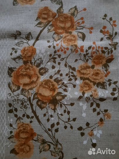 Ткань винтажная лен СССР