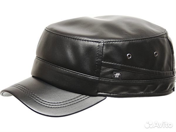 Кепка бейсболка мужская зимняя кожа