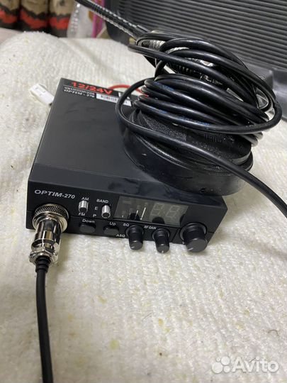 Автомобильная рация с антенной