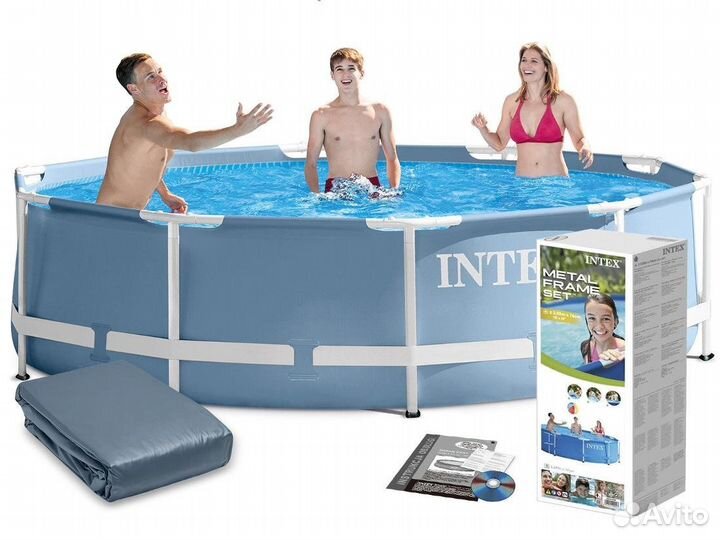 Каркасный бассейн intex 305х76