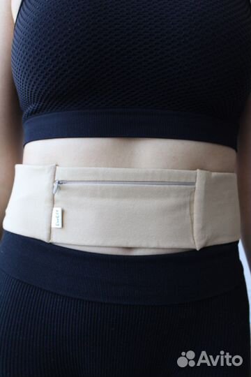 Пояс для инсулиновой помпы из хлопка на замке