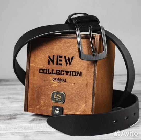 Мужской кожаный ремень